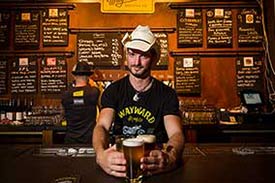 Picture of a guy that works at Wayward Brewery